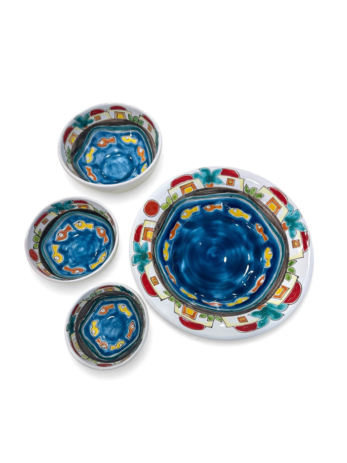 French Pantelleria Sea Blue Bowl