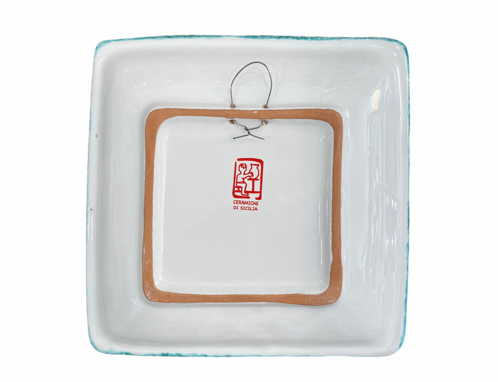 Hen Square Plate